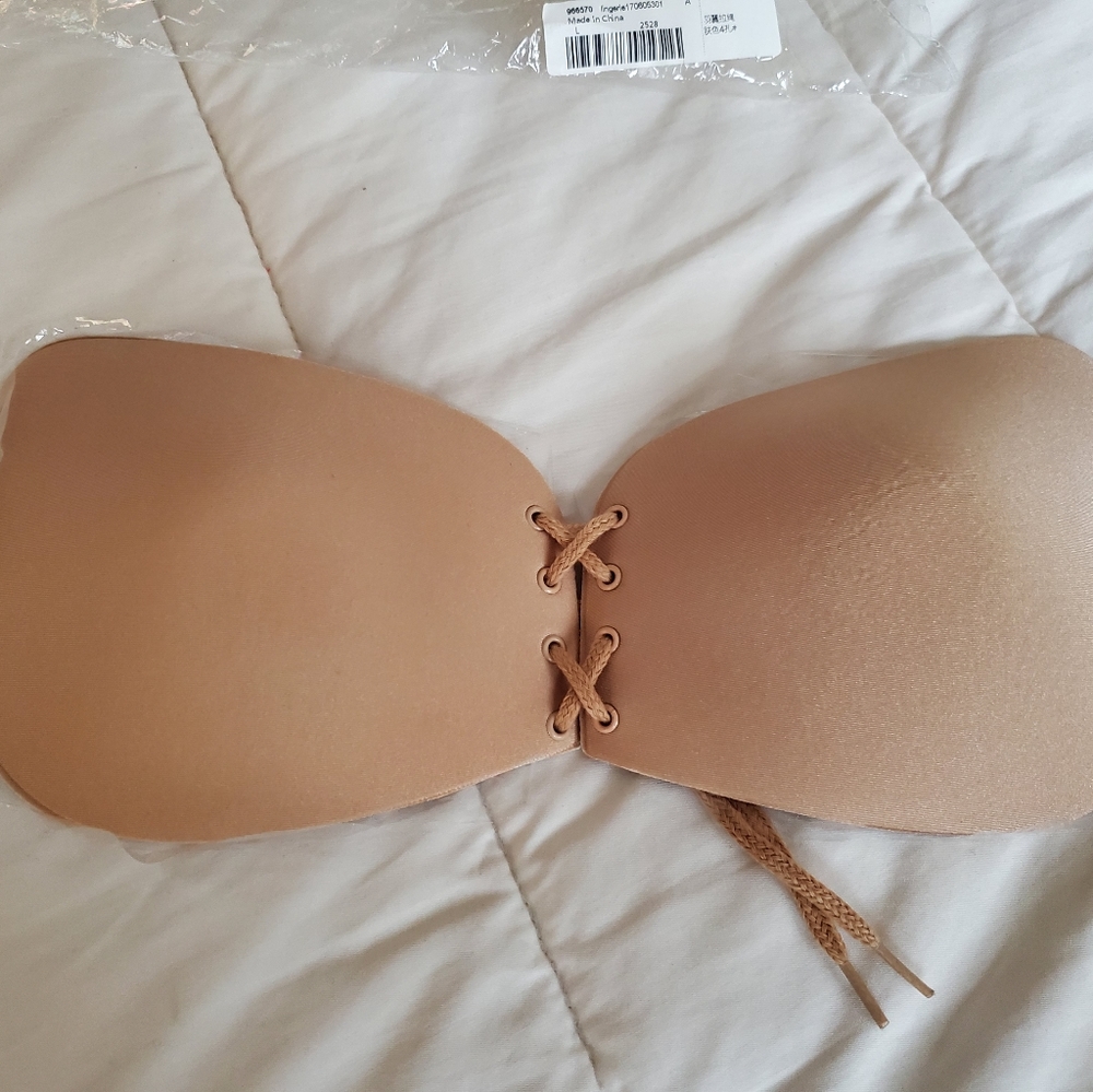 Strapless Adhesive Backless Bra - Nude